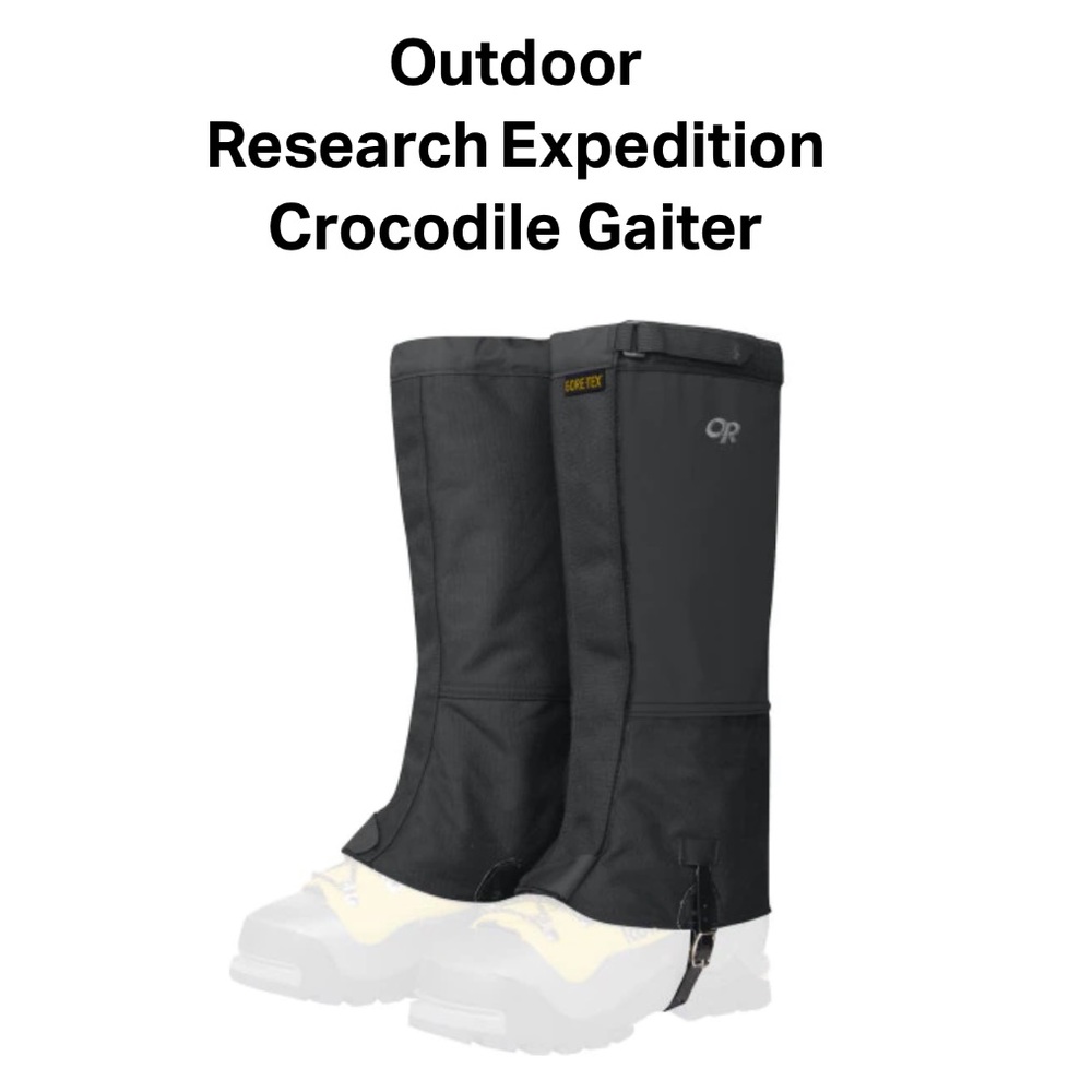 NWT Outdoor Research Expedition Crocodile Gaiters